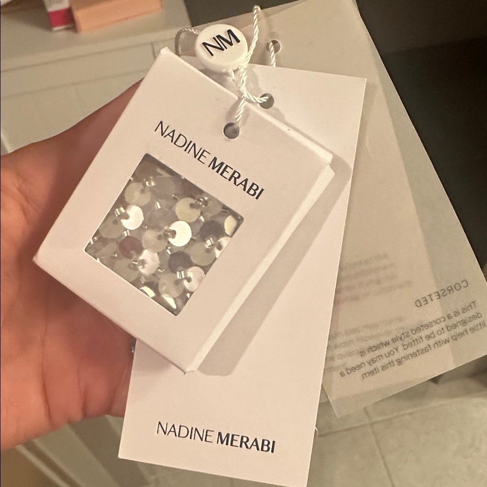 NADINE MERABI Gigi Silver Dress - Picture 10 of 11